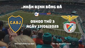 Nhận định và phân tích kèo nhà cái Boca Juniors vs Benfica (05h00 ngày 17/06/2025)