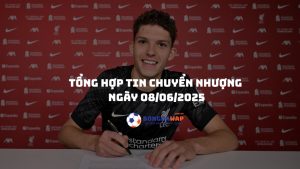 Tổng hợp tin chuyển nhượng ngày 08/06/2025: Liverpool chiêu mộ thủ môn trẻ, Chelsea đấu giá Jamie Gittens
